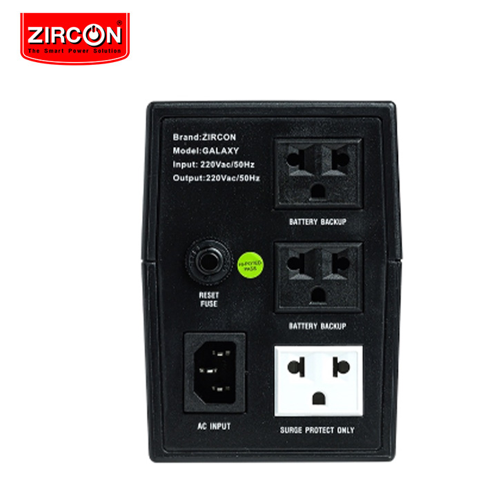 เครื่องสำรองไฟ Zircon Line Interactive UPS/ Ti2 Fighting/ 900VA/460W LED Indicator (Tower type)